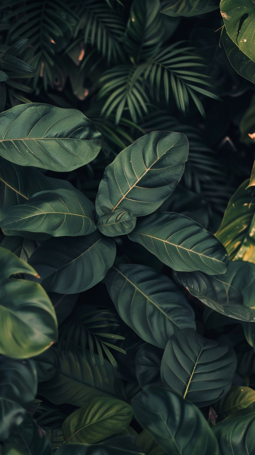 Classic Dark Green Aesthetic Mobile Image