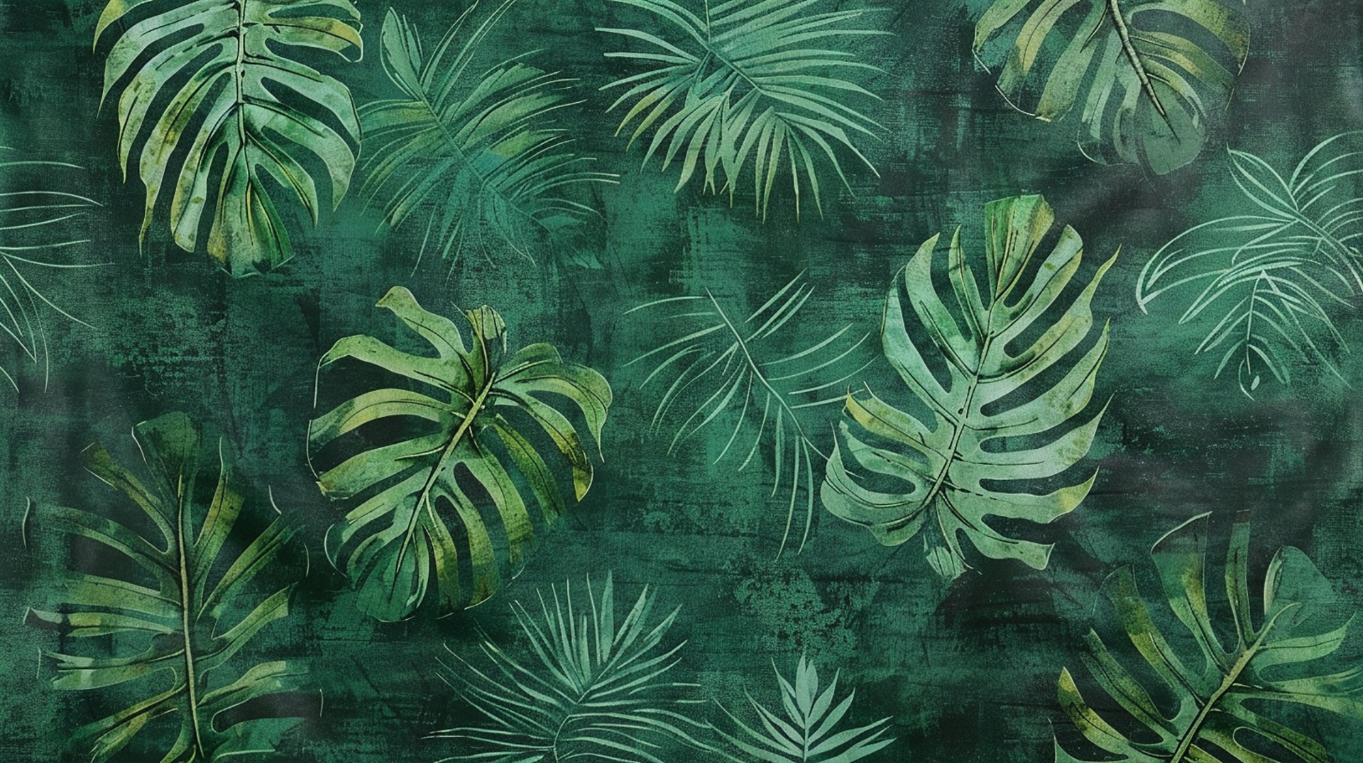 Dark Green Vintage Charm Desktop Image