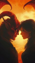 Downloadable Angel and Demon Love Photos for iPhones