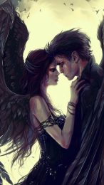 Mesmerizing 9:16 Angel and Demon Love Photos