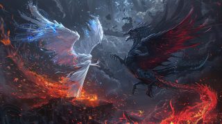 Explore Free Wallpaper Featuring Angel and Demon Images