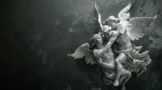 Angels and Demons Statue HD Wallpaper for Desktop