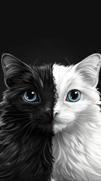 High-Definition Anime Cat Photos for Android Wallpaper