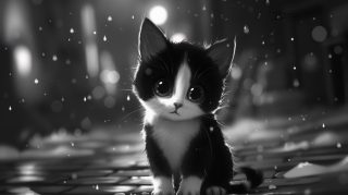 Cute Anime Cat HD Pics for PC Wallpapers