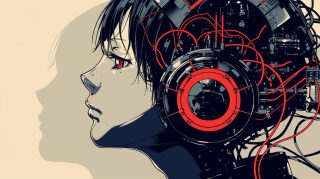 AI Anime Cyborg Wallpaper for Stunning Desktop Background