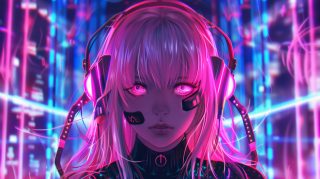 Ultra HD Anime Female Cyborg: Download 4K Backgrounds