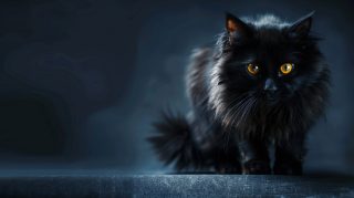 Beautiful Black Cat Wallpaper for Your Desktop Background