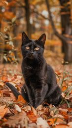 Stunning Black Cat Images for Mobile Wallpaper Lovers