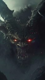 Epic Black Demon Pictures for iPhone and Android