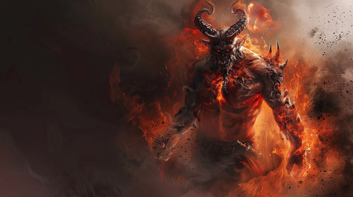 Stunning 8K Black Demon Wallpaper for Ultimate Visual Experience