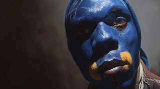 Vibrant Blue Demon Wallpaper: Stunning Desktop Pictures