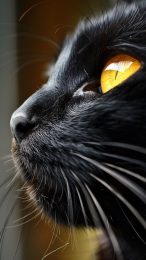 Black Cat Photo Wallpaper Collection for Mobile Devices