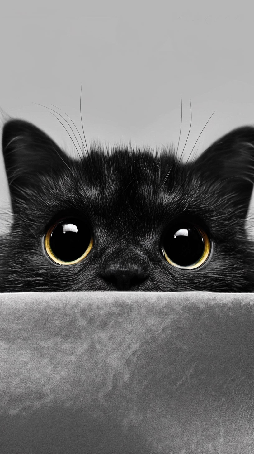 Download Cute Black Cat Wallpapers for Your Android