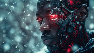 Cyborg AI Wallpaper for Stunning Desktop Background