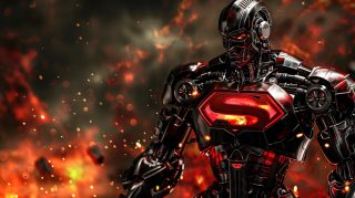 Impressive Cyborg Superman Digital Backgrounds for PC