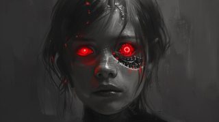 Beautiful 8k Female Cyborg Art: Free Wallpaper