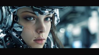 High-Resolution Female Cyborg Images for PC Wallpapers